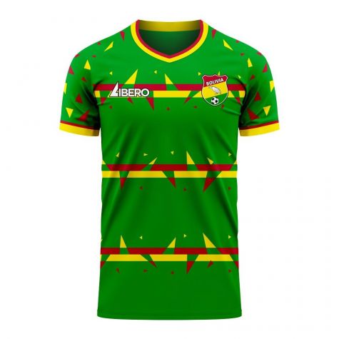 Bolivia 2020-2021 Home Concept Football Kit (Libero) - Kids (Long Sleeve)