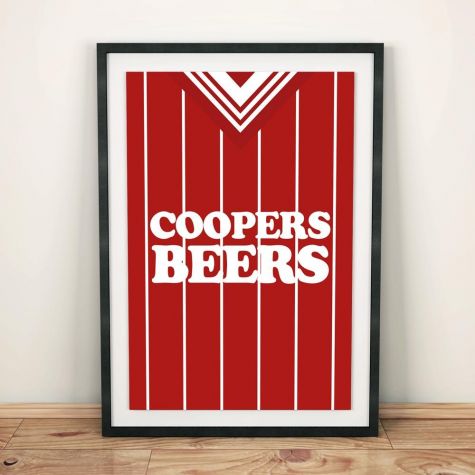 Bournemouth 1985 Football Shirt Art Print