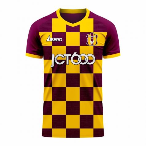 Bradford 2020-2021 Home Concept Football Kit (Libero) - Adult Long Sleeve