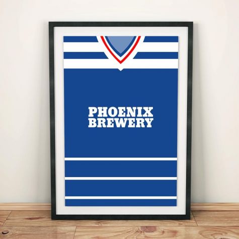 Brighton 1985 Football Shirt Art Print