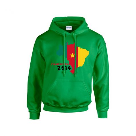 Cameroon 2014 Country Flag Hoody (green)