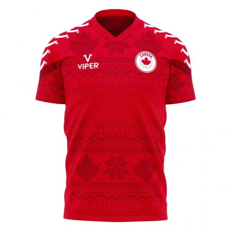 Canada 2023-2024 Home Concept Football Kit (Viper)