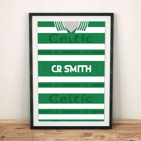 Celtic 95/97 Football Shirt Art Print