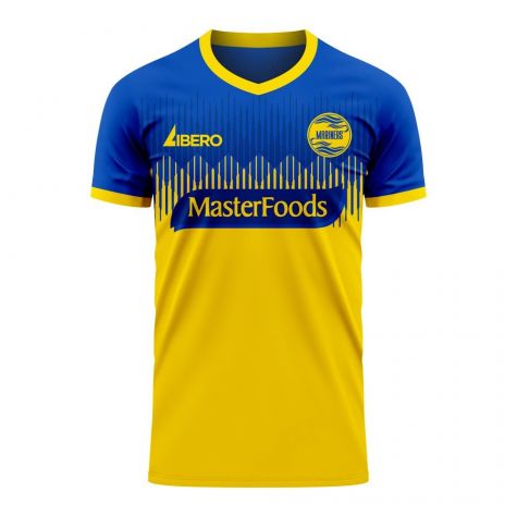 Central Coast Mariners 2020-2021 Home Concept Football Kit (Libero) - Adult Long Sleeve