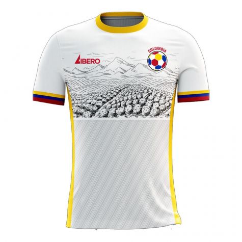 Colombia 2020-2021 Away Concept Football Kit (Libero) - Adult Long Sleeve