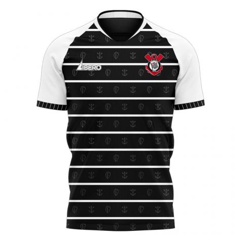 Corinthians 2025-2026 Away Concept Football Kit (Libero) - Kids (Long Sleeve)