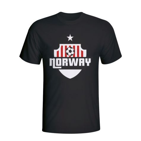 Norway Country Logo T-shirt (black) - Kids