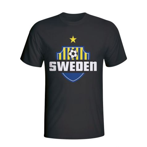 Sweden Country Logo T-shirt (black)