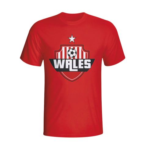 Wales Country Logo T-shirt (red) - Kids