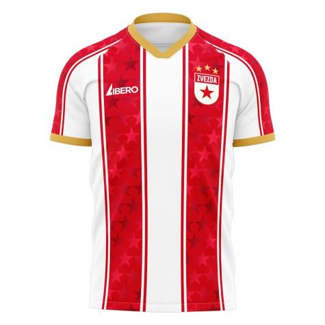 Red Star Belgrade 2025-2026 Home Concept Football Kit (Libero)