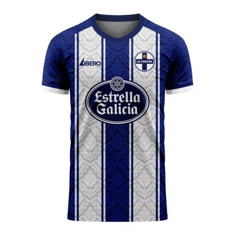 Deportivo La Coruna 2020-2021 Home Concept Football Kit (Libero) - Baby