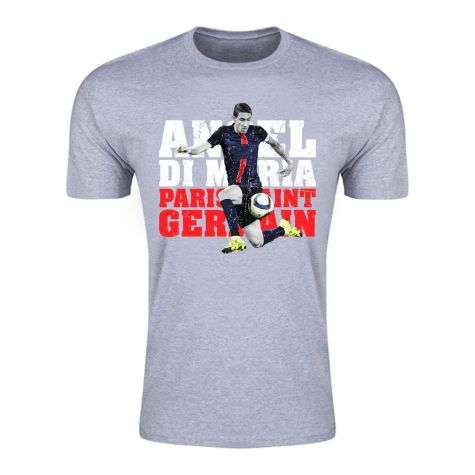 Angel Di Maria PSG T-Shirt (Grey) - Kids