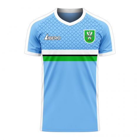 Djibouti 2025-2026 Home Concept Football Kit (Libero) - Kids (Long Sleeve)