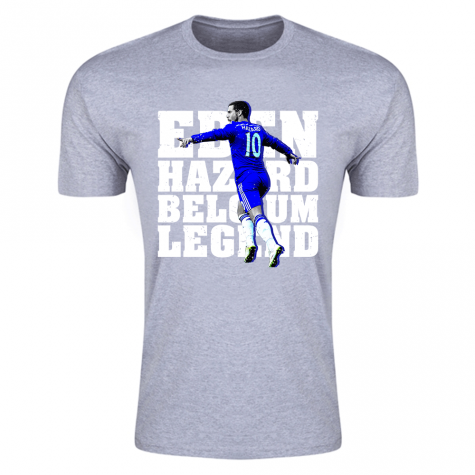 Eden Hazard Belgium Legend T-Shirt (Grey)