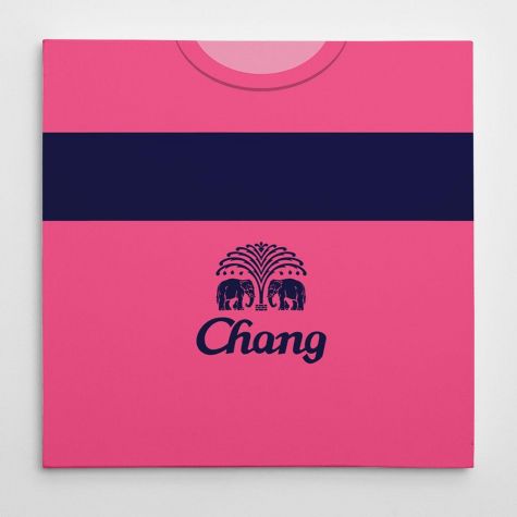 Everton 2010 Away Football Canvas Print