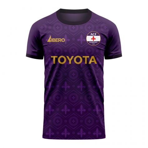 Fiorentina 2023-2024 Home Concept Football Kit (Libero) - Kids (Long Sleeve)