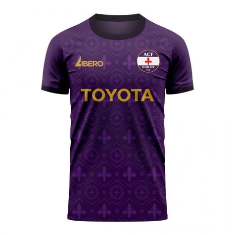 Fiorentina 2023-2024 Home Concept Football Kit (Libero) - Little Boys