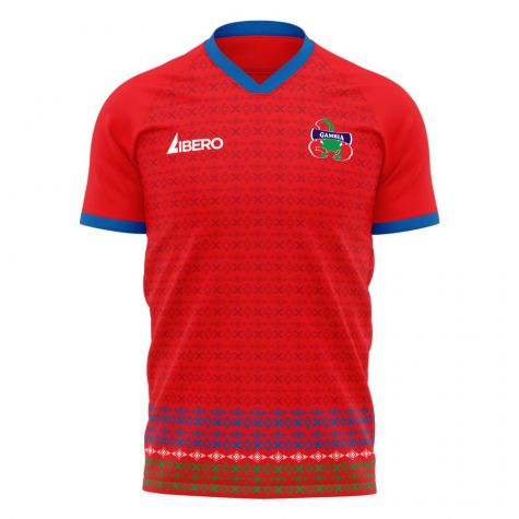 Gambia 2025-2026 Home Concept Football Kit (Libero)