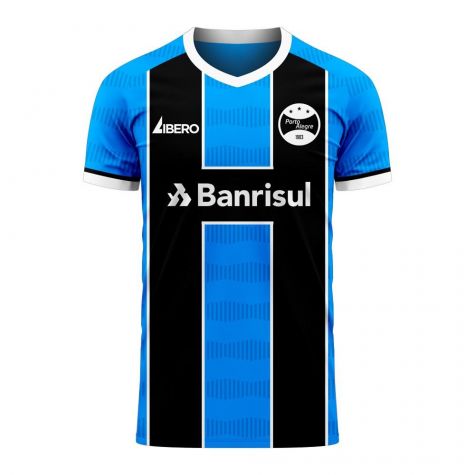 Gremio 2020-2021 Home Concept Football Kit (Libero) - Kids