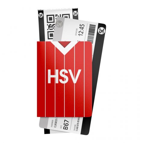 SV Hamburger 1983 Away Retro Passport Holder