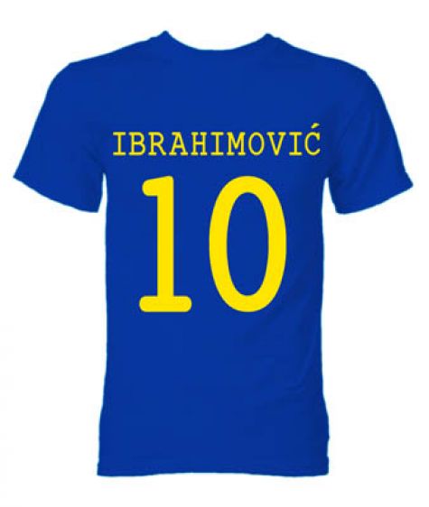 Zlatan Ibrahimovic Sweden Hero T-Shirt (Blue)