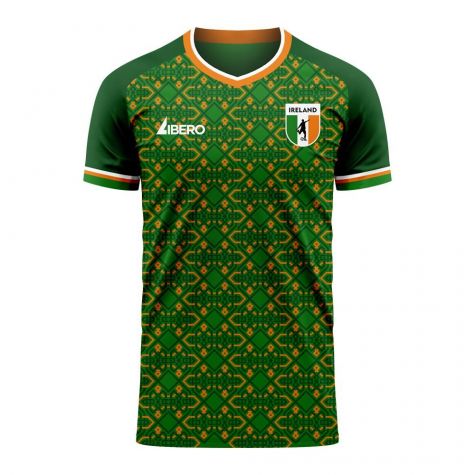 Ireland 2025-2026 Home Concept Football Kit (Libero) - Adult Long Sleeve