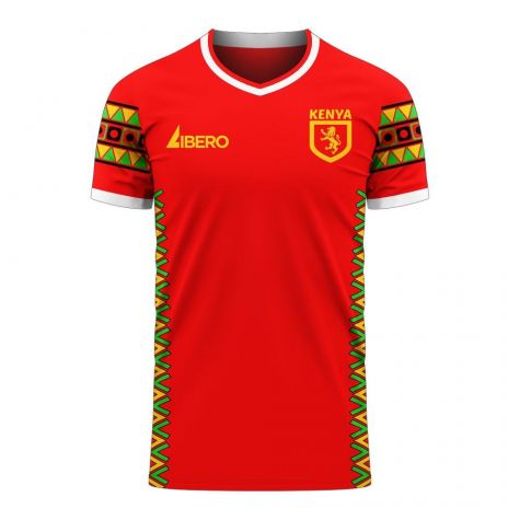 Kenya 2025-2026 Home Concept Football Kit (Libero) - Adult Long Sleeve