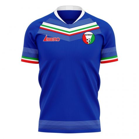 Kuwait 2025-2026 Home Concept Football Kit (Libero) - Kids (Long Sleeve)
