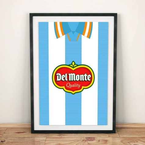 Lazio 2000 Football Shirt Art Print