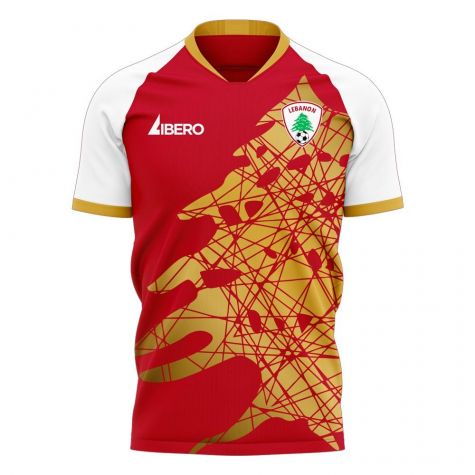 Lebanon 2025-2026 Home Concept Football Kit (Libero) - Kids
