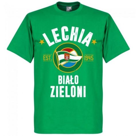 Lechia Gdansk Established T-Shirt - Green