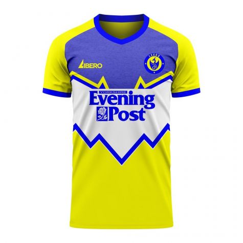 Leeds 2021-2022 Away Concept Football Kit (Libero) - Kids (Long Sleeve)