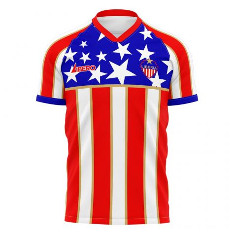 Liberia 2023-2024 Home Concept Football Kit (Libero) - Adult Long Sleeve