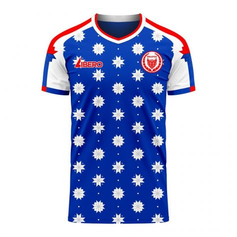 Malaysia 2025-2026 Home Concept Football Kit (Libero) - Adult Long Sleeve