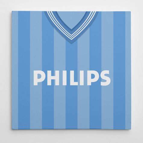 Manchester City 1984 Football Canvas Print