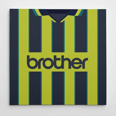 Manchester City 1999 Away Football Canvas Print