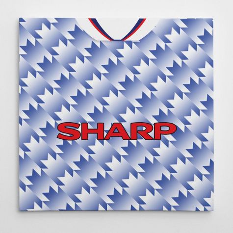 Man United 1992 Away Football Canvas Print