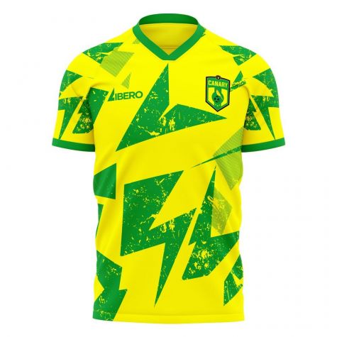 Norwich 2023-2024 Home Concept Football Kit (Libero)