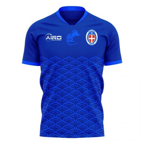 Novara 2020-2021 Home Concept Football Kit (Airo) - Kids (Long Sleeve)