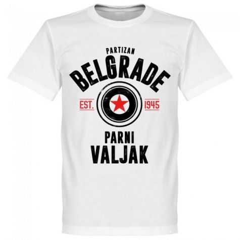 Partizan Belgrade Established T-Shirt - White