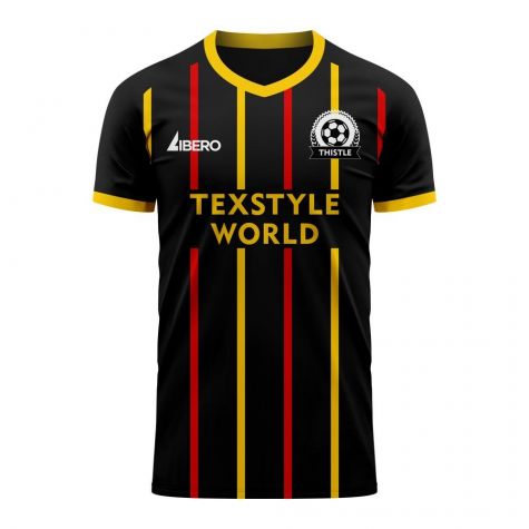 Partick 2020-2021 Away Concept Football Kit (Libero) - Kids (Long Sleeve)