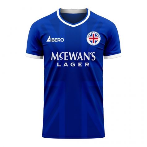 Glasgow 2025-2026 Home Concept Football Kit (Libero) - Little Boys