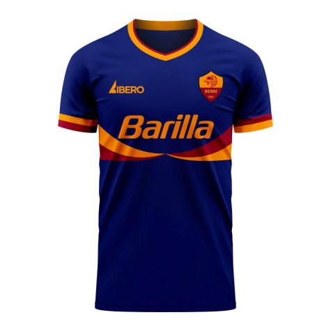 Roma 2023-2024 Third Concept Football Kit (Libero) - Kids (Long Sleeve)