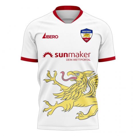 Hansa Rostock 2025-2026 Away Concept Football Kit (Libero) - Kids (Long Sleeve)