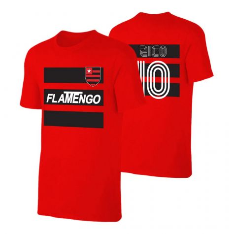 Flamengo retro t-shirt ZICO - Red