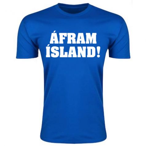 Iceland Afram Island T-Shirt (Blue) - Kids