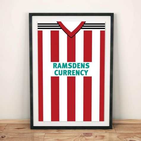 Sheffield United 2018-19 Football Shirt Art Print