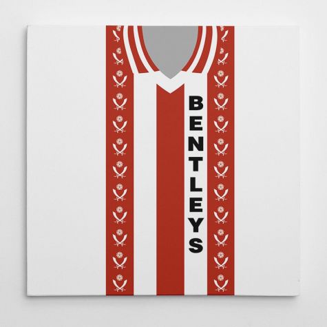 Sheffield United 81-83 Football Canvas Print