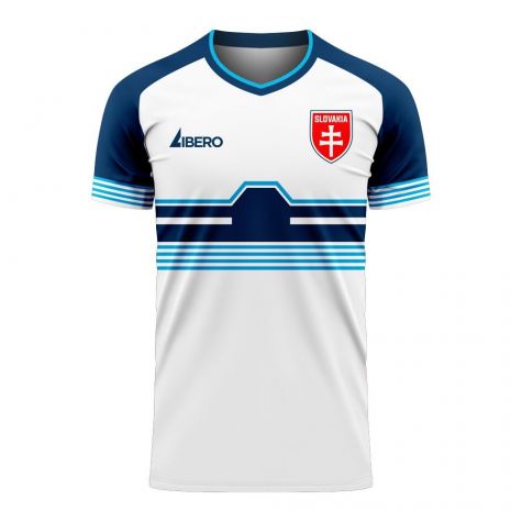 Slovakia 2025-2026 Home Concept Football Kit (Libero) - Kids (Long Sleeve)