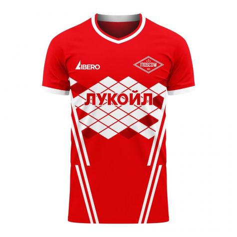 Spartak Moscow 2025-2026 Home Concept Football Kit (Libero) - Little Boys